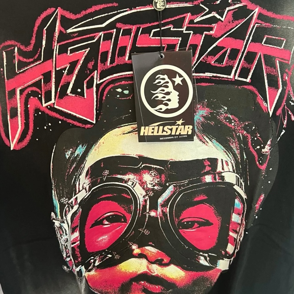 Black and Red Graphic Tee